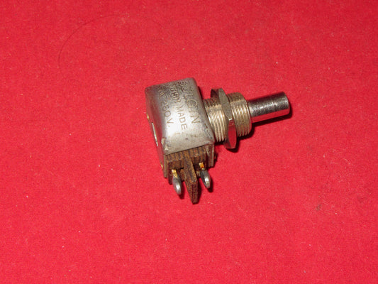 BULGIN, S253, ROTARY, SPST SWITCH, 3A @ 250V, EX EQUIPT