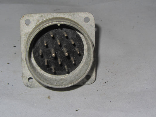Ampehnol, 28-2PR, chassis plug, 14 Contacts, Solder Pin, Threaded, 28-2