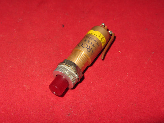 ARCO-OAK, PRESS-LITE, LATCHING, ILLUMINATED, SPST, SWITCH, EX EQUIPT