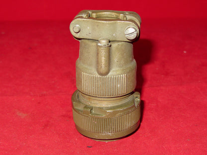 CANNON, ITT, CA-COM INDUSTRIAL CONNECTOR, 19 PIN, CA08COM-E22-14P, NOS