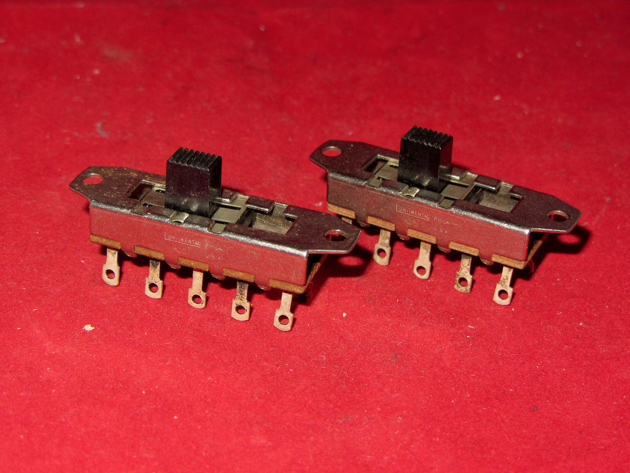 CONTINENTAL PHILA, SLIDE SWITCH, 4 POSITION, 8 CONTACT