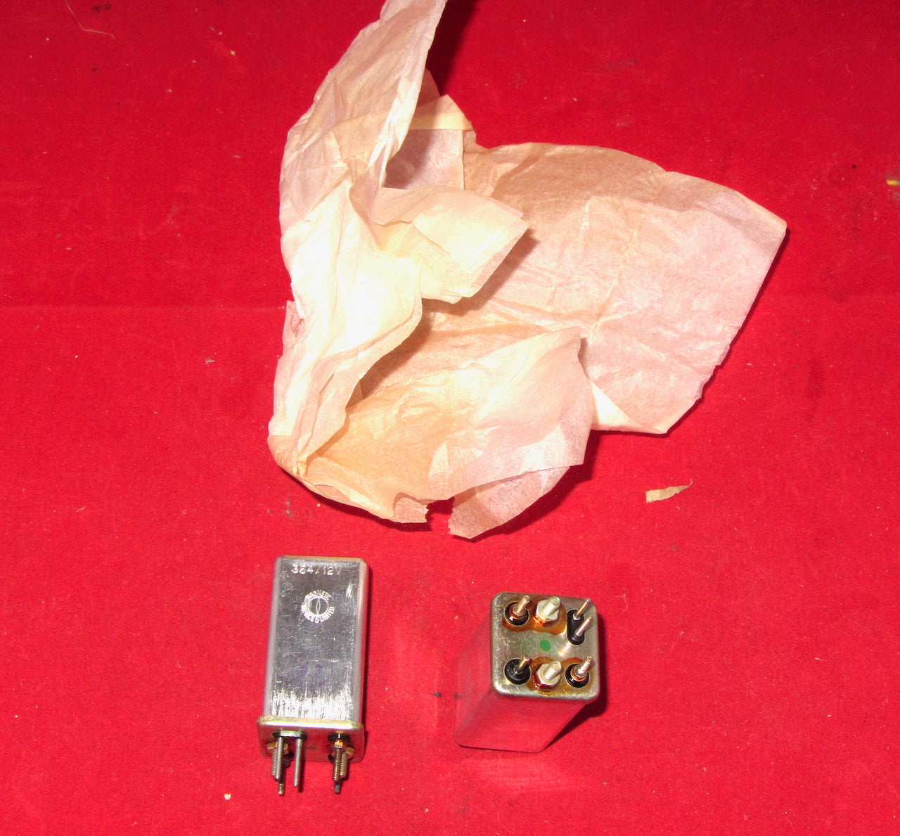 Relay, metal can, 1PDT, SPDT, 12V coil ,suitable for QRP HF, Magnetic Devices Ltd, 354/12V