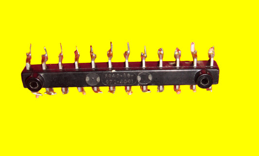 5940-99-972-2266, TERMINAL,TAPER PIN,ELECTRICAL, BARRIER STRIP, 12 WAY, EX EQUIPT (