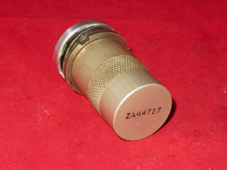 PATTERN 104, PLESSEY Mk4 , FIXED, SOCKET, TWO FEMALE PIN, CHASSIS MOUNT SOCKET, MEDIUM, WITH COVER MARKED ZA44727,  AS USED IN LARKSPUR RADIOS etc