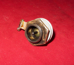 CLANSMAN, LARKSPUR, ANTENNA SOCKET, CHASSIS MOUNT, SILVER PLATED, EX EQUIPT