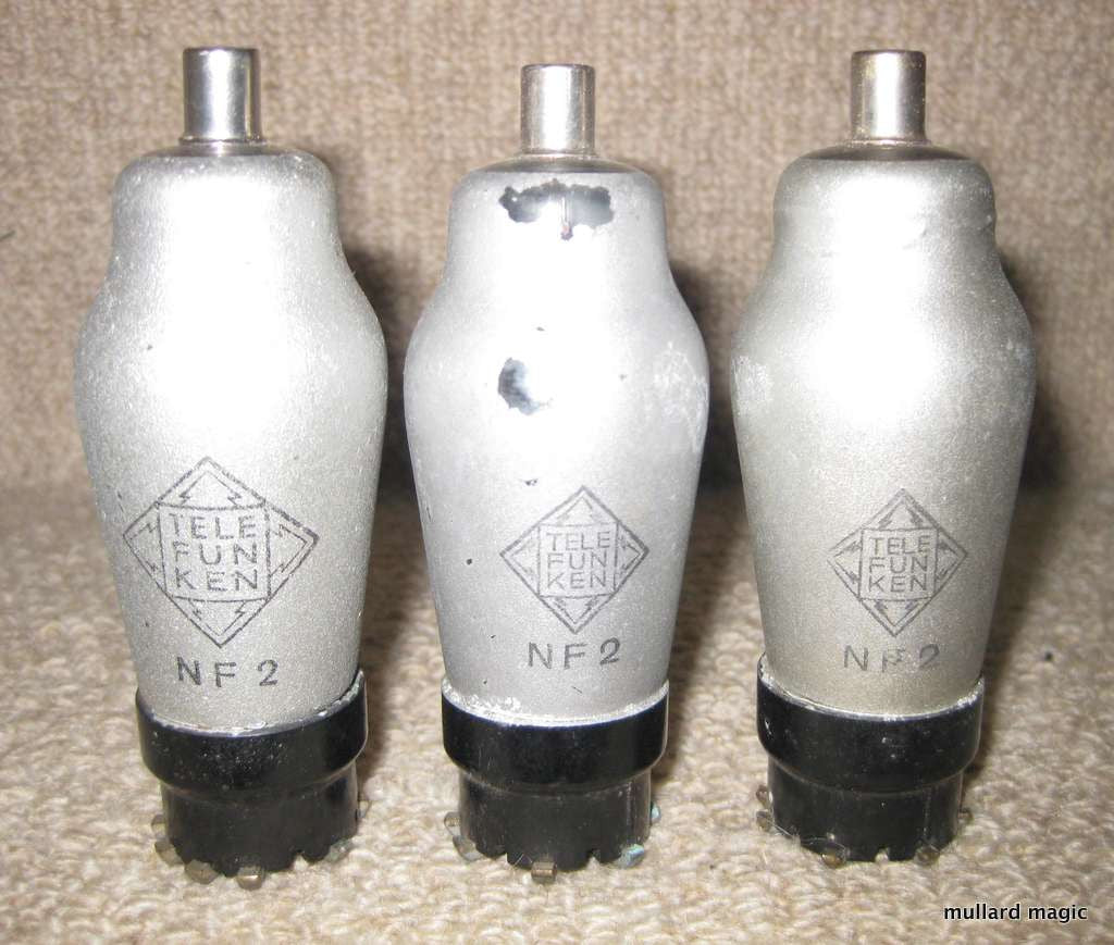TELEFUNKEN NF2 RLM EIGANTUM HF PENTODE - MULLARD MAGIC - 1