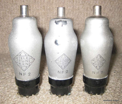 TELEFUNKEN NF2 RLM EIGANTUM HF PENTODE - MULLARD MAGIC - 1