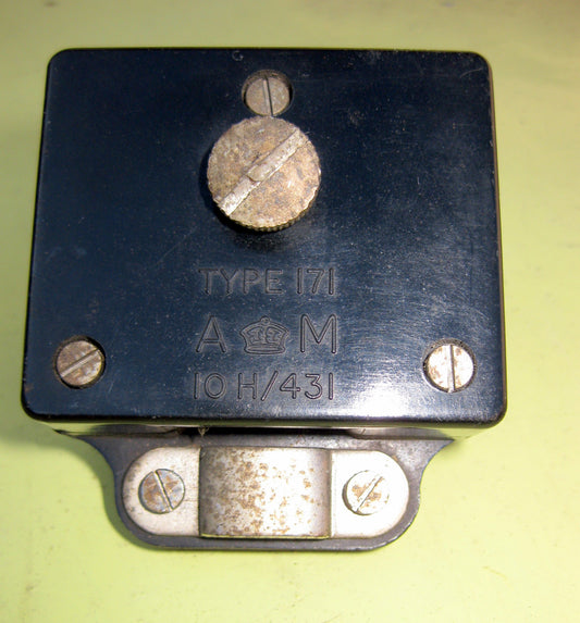 AIR MINISTRY R1155 T1154 PSU CONNECTOR 10H/431 Type 171 FOR TYPE 32, 10K/17, TYPE 33, 10K/13, TYPE 34A, 10K/13065, TYPE 35, 10K/13066 - MULLARD MAGIC - 1