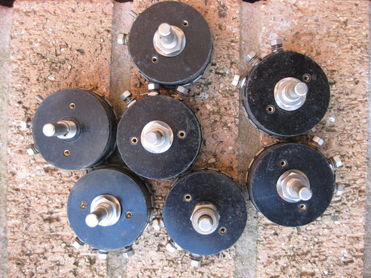 COLVERN, CLR, WIRE WOUND POTENTIOMETERS, VINTAGE NOS, 5K,  5000 OHM,