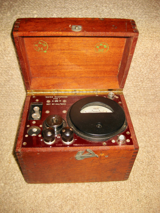 AIR MINISTRY MICROPHONE TESTER , 10A/8243