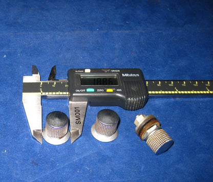 MILLED & KNURLED METAL, RADIO KNOBS, 19mm SKIRT, 6mm SHAFT