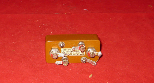 AN/ARC-5, Command Set, Panel Meter, Thermocouple Heating Element, Shunt, GE, 0.75A, Form 7, Part 7499