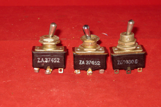 NSF, DPST, CENTRE OFF, PEAR DOLLY, SWITCH, EX EQUIPT, EX MILITARY, ZA37452