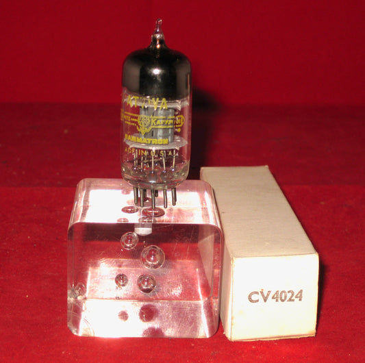 12AT7WA, Heintz & Kaufman, Gammatron,  ECC81, USA 1973 production,