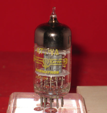 12AT7WA, Heintz & Kaufman, Gammatron,  ECC81, USA 1973 production,