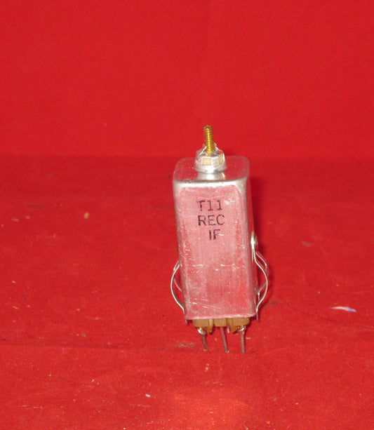 IF TRANSFORMER, IFT, NEW, MARKED T11 REC IF, UNKNOWN MANUFACTURER