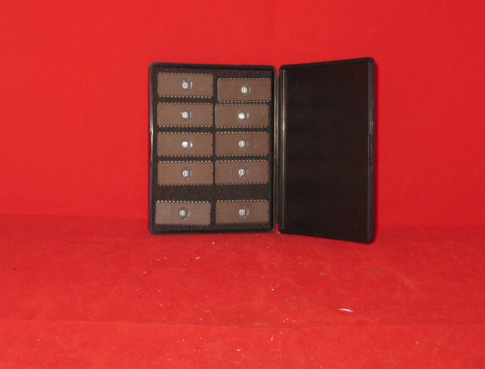 Conductive Carbon, Polypropylene ESD Box, 111 x 86 x 17mm c/w 10x  Advanced Microsystems, , AM27C64_150DC, EPROM UV Eraseable DIP 28 pin,