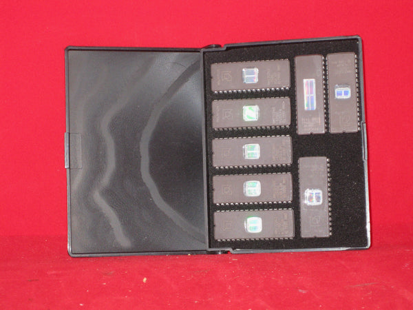 Conductive Carbon, Polypropylene ESD Box, 111 x 86 x 17mm , c/w, 8x  Advanced Microsystems, , AM27C040_150DC, EPROM UV Eraseable DIP 28 pin,