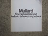 MULLARD, SPECIAL QUALITY & INDUSTRIAL RECEIVING VALVES, WALL CHART, 1979