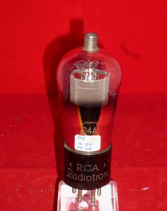 24A, RCA, , MESH ANODE, ENGRAVED BASE