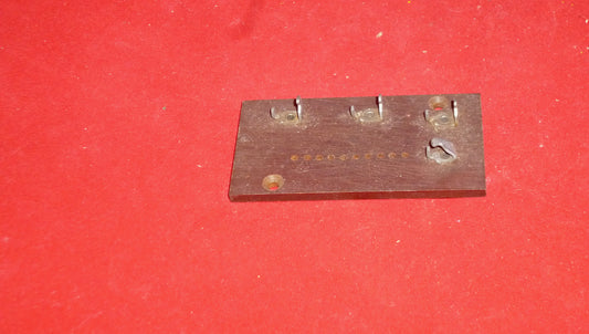 PAXOLIN, VINTAGE TAG STRIP, 65 X365 X 2mm,