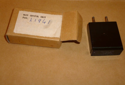 WW2 Crystal, 19mm Pin Spacing,, GEC, Suit B2 Spy Set, 1941 KHz,  Dated 1959, New Boxed