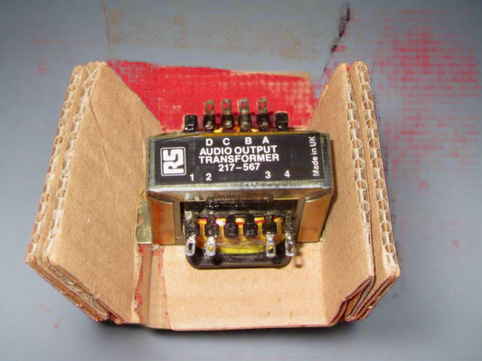 Radiospares, Universal Impedance, Audio Output Transformer, RS 217-567, 3.5W , Primary 4-15K, Secondary 3-15R