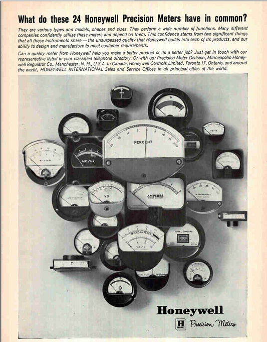 HONEYWELL METER MS1  FSD 50uA DC  43 x 43mm FACE AS USED IN SOME BEECHCRAFT AIRCRAFT