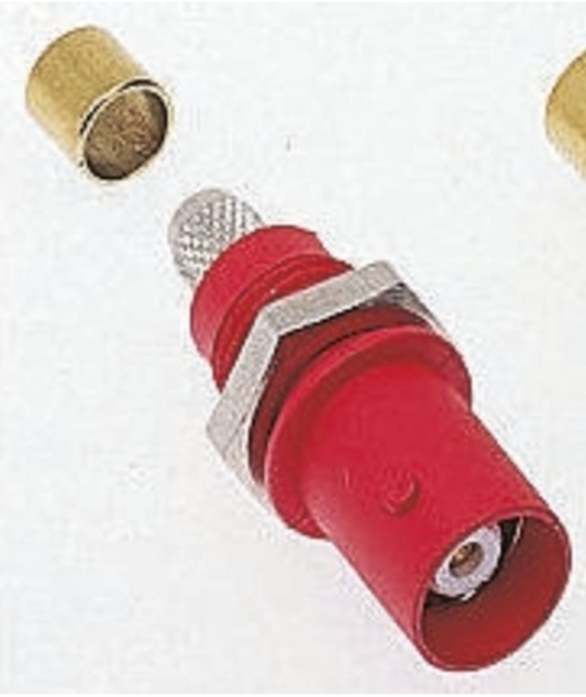Staubli ,Straight Panel Mount BNC Connector, Bulkhead Fitting, jack, RG58, RS Stock No., 225-5296,  Mfr. Part No. 67.9766-22, MA 542