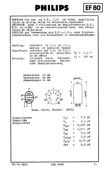 EF80, VALVO, NEW BOXED, CV1376, 6BX6, 64SPT 6BX6, 8D6 , Z152, Z719