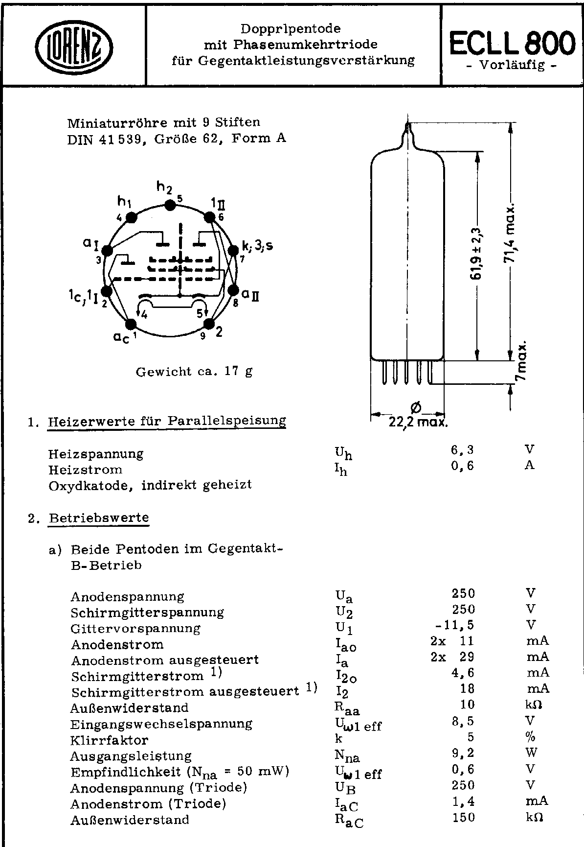 ECLL800, ITT, WHITE BOX, NEW BOXED, SABA, NORDMENDE, GRUNDIG