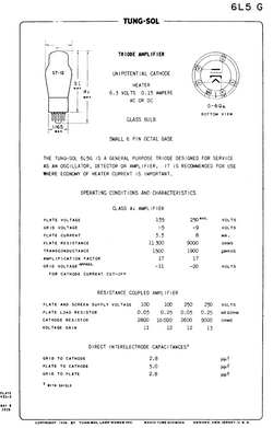 6L5G, PHILCO, NOS, CV862