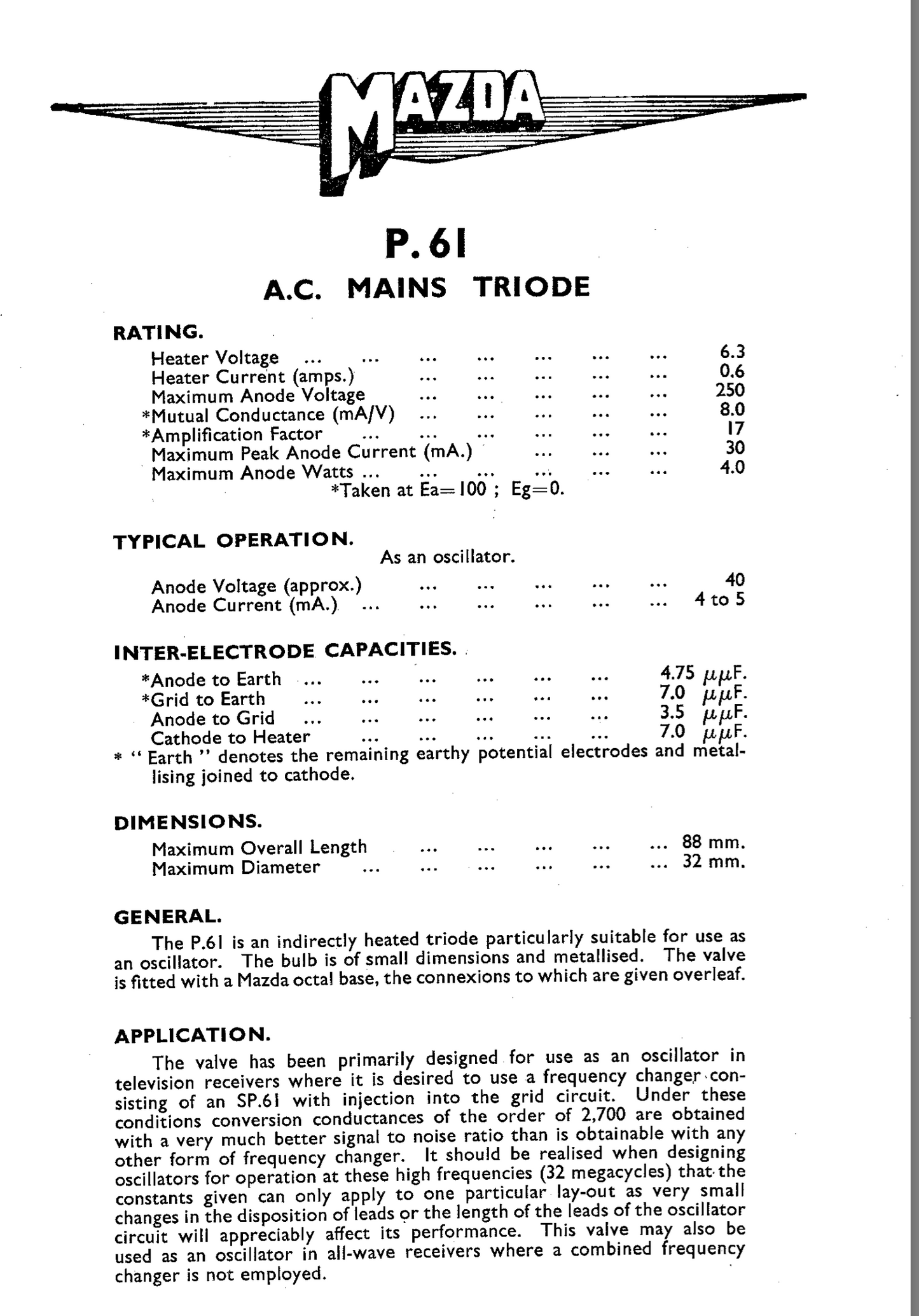 P61, NIB, VR66, CV1066, FOR RAF R1132