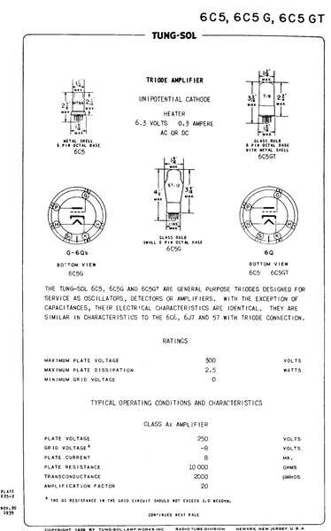 6C5G, WHITE BOX, CV581, VARIOUS MANUFACTURERS