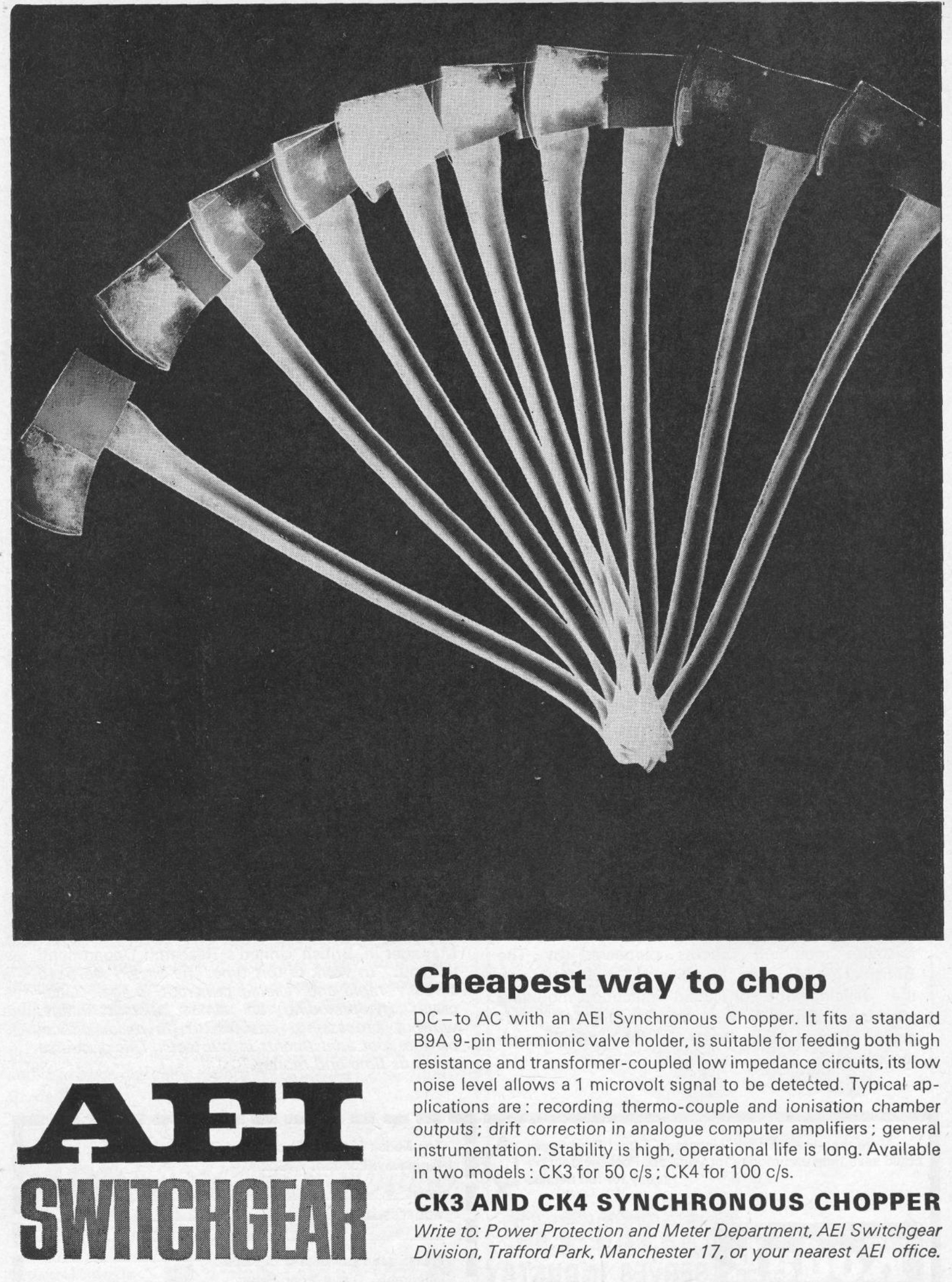 AEI, SYNCHRONOUS CHOPPER, CK3  COIL 6.3V,  50 HZ