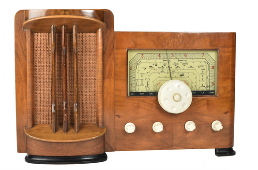 WHITE PLASTIC KNOB, RADIO ACOUSTIC PRODUCTS, RAP, RAP RADIO