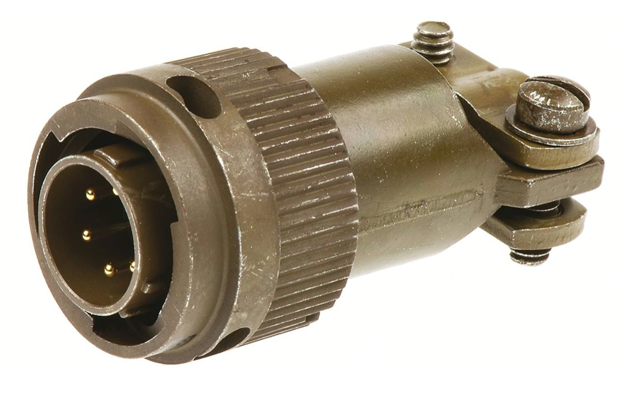 ITT, Cannon, KPT, 6 Way Cable Mount, MIL Spec, Circular Connector Plug, Pin Contacts,Shell Size 10, Bayonet Coupling, RS Stock No., 466-618, Mfr. Part No., KPT06F10-6P