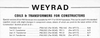 WEYRAD, P50, P50/1AC, OSCILLATOR COIL