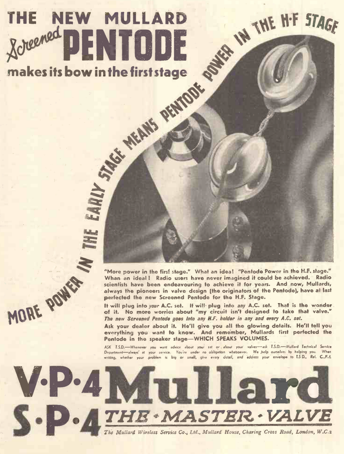 VP4,  MULLARD, NEW BOXED, CV3788,  AC/VP1, VPT4B, VP4A, MVSPen, A50M, B5 BASE, 5 PIN