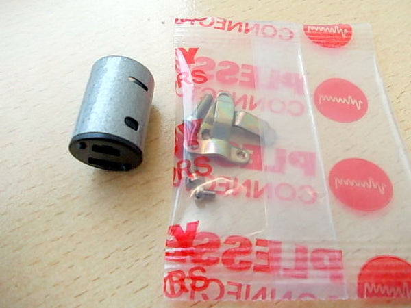 Plessey Multicon 2 Pin Panel Mount Plug as used in Pye Telecoms equipment NOS